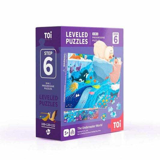 TOI Leveled Puzzle - Step 6 (The Underwater World) 5+