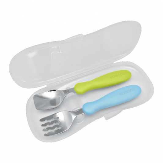 EDISONmama-Fork and Spoon Set With Case