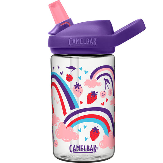CamelBak Eddy+ Kids .4L Water Bottle - Berry Rainbow