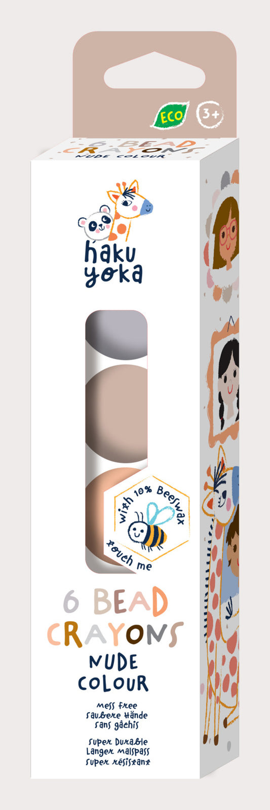 Haku Yoka: Bead Crayons - Nude Colours (6-Pack)