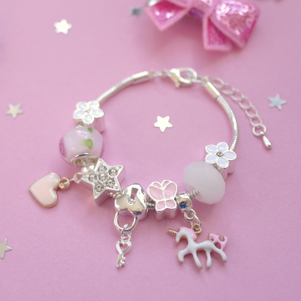 Preorder - lauren hinkley Unicorn charm bracelet
