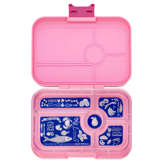 Preorder - Yumbox - Leakproof Yumbox Tapas Capri Pink- 5 Compartment - Bon Appetit Tray - Largest Size Bento