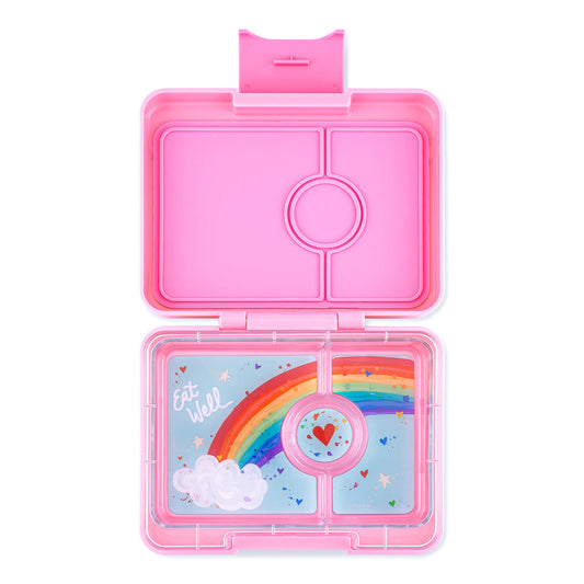 Preorder - Yumbox - Snack Size Bento Lunch Box Fifi Pink (Rainbow)