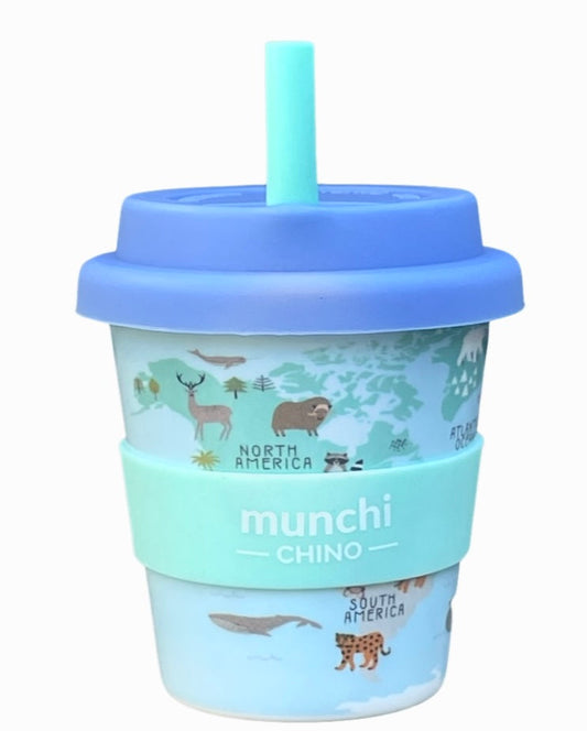 MunchiKids Little Explorer Babychino Cup - Straw Included