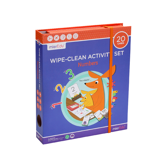 mierEdu Wipe Clean Activity Set - Numbers
