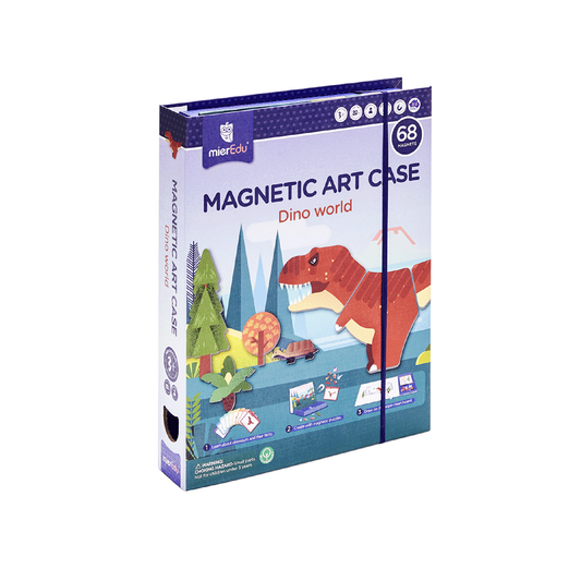 mierEdu Magnetic Art Case  Dino World