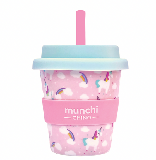 MunchiKids Unicorn Babychino Cup - Straw Included