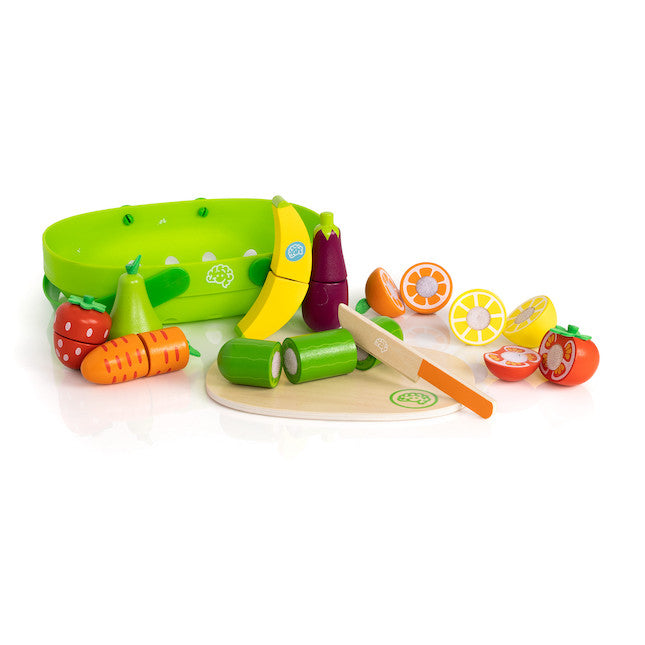 Pretendables Fruit & Veggie Basket- Best Imaginative Play for Ages 3 to 7