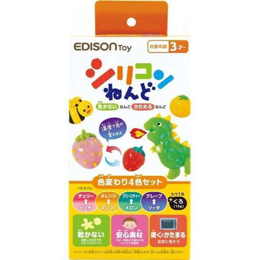 EDISONmama-EDISONtoy Silicone Clay Color Changing Set
