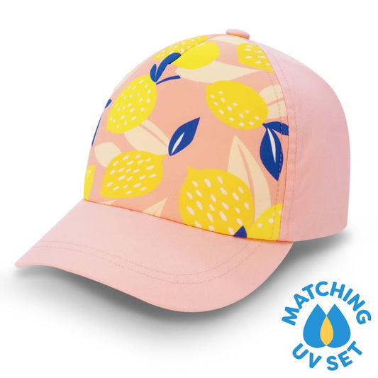Jan & Jul - Kids UV Baseball Caps | Summer Citrus
