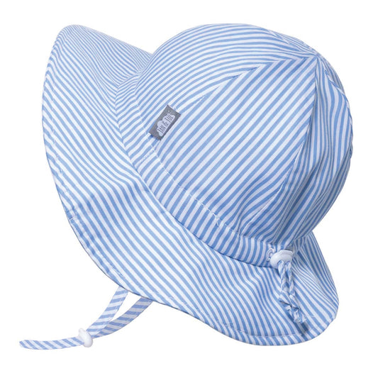 Jan & Jul - Kids Cotton Floppy Hats - Blue Stripes
