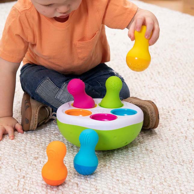 SpinnyPins - Best Baby Toys & Gifts for Ages 2 to 10 - Fat Brain Toys